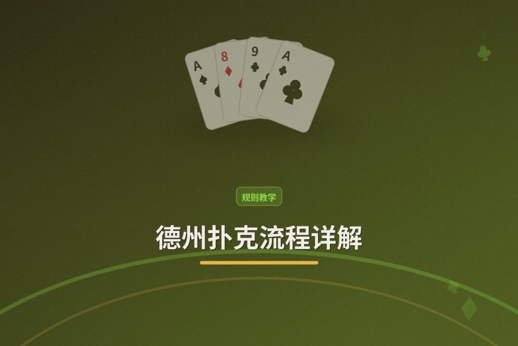 翻前翻牌转牌河牌流程详解 - 德州扑克流程详解：翻前翻牌转牌河牌四条街决策指南