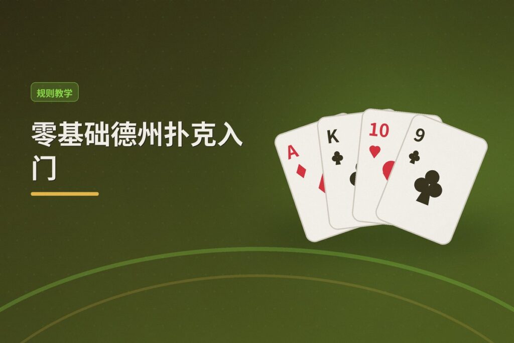 零基础德州扑克入门 - 零基础德州扑克入门：从规则到翻牌后玩法的完整攻略