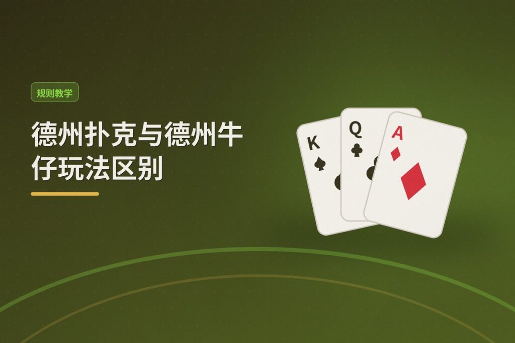 德州扑克和德州牛仔玩法区别 - 德州扑克与德州牛仔玩法区别:规则、策略与体验全解析