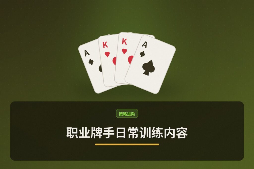 职业牌手日常训练内容 - 职业牌手日常训练内容：从范围构建到复盘解析的六大核心模块