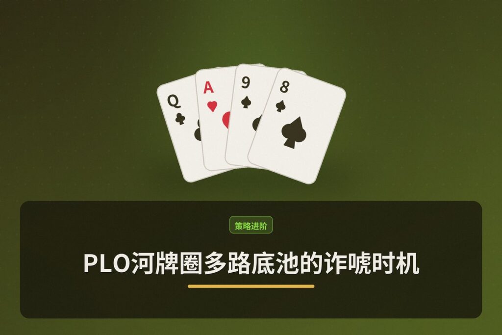 https://www.reddit.com/r/poker/comments/1ugn2zj/live_25_plo_hand_review_river_bluff_multiway/ - PLO河牌圈多路底池的诈唬时机:双阻断牌够不够?